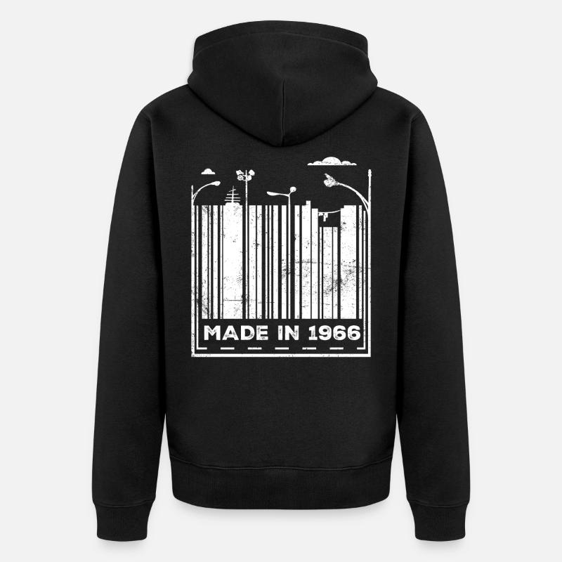Millésime 1966 - Veste à capuche bio Premium Unisexe - noir