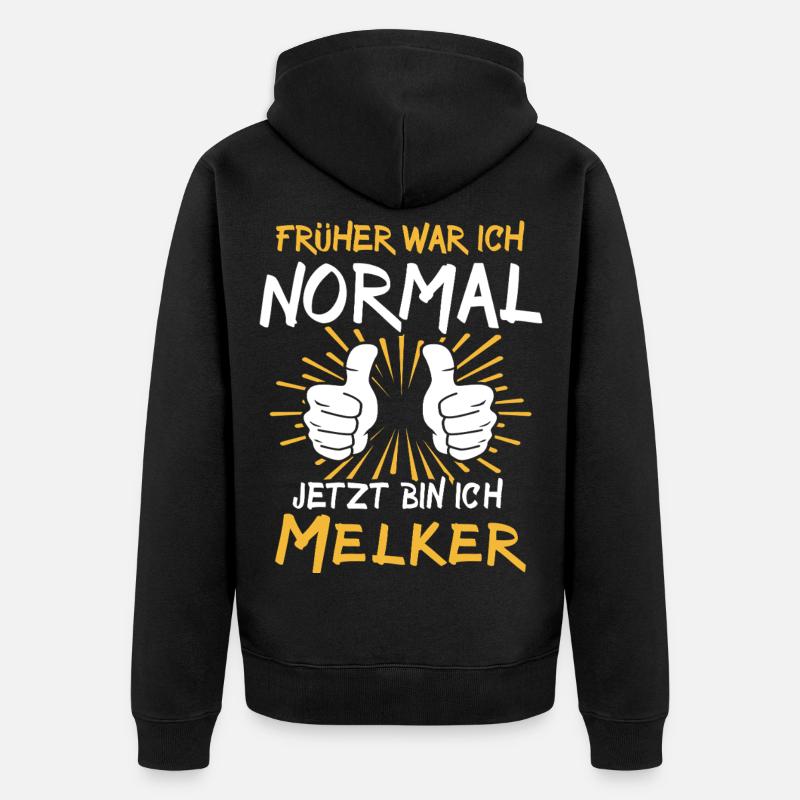 Melker Spruch - Veste à capuche bio Premium Unisexe - noir