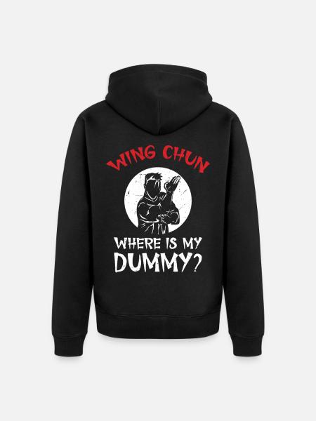 Wing Chun Lehrerausbildung Kampfsport - Unisex Premium Bio Zip Hoodie - Schwarz