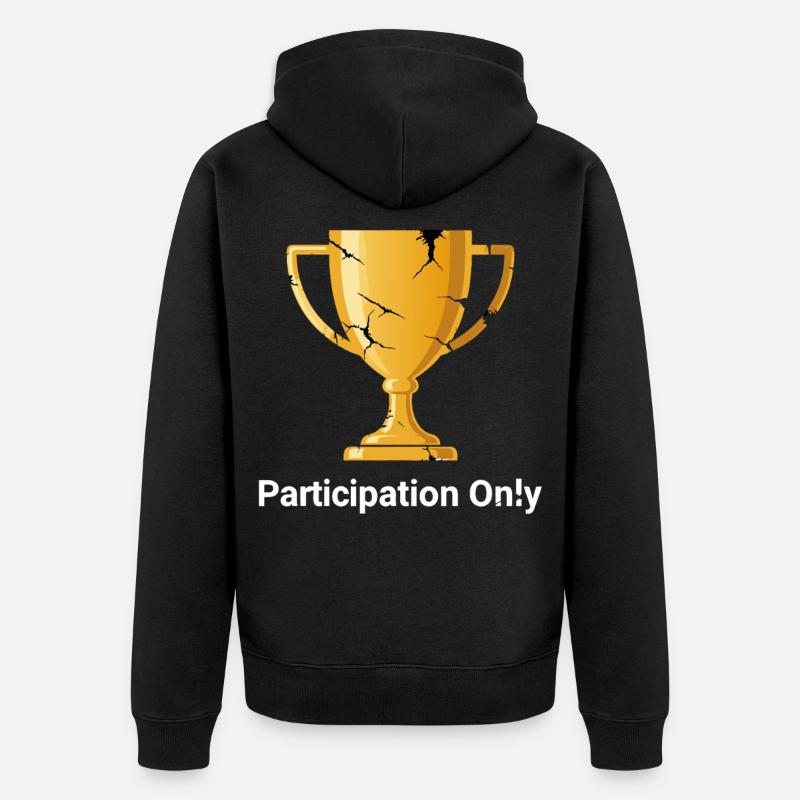 Coupe des participants - Veste à capuche bio Premium Unisexe - noir
