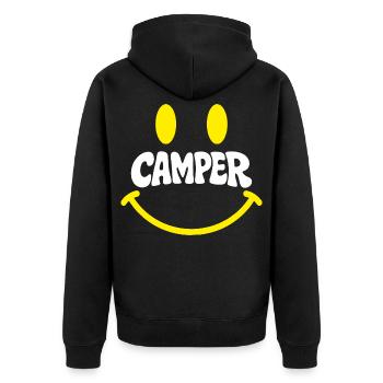 Campersmile - Veste à capuche bio Premium Unisexe - noir - Dos - Nico (187cm)