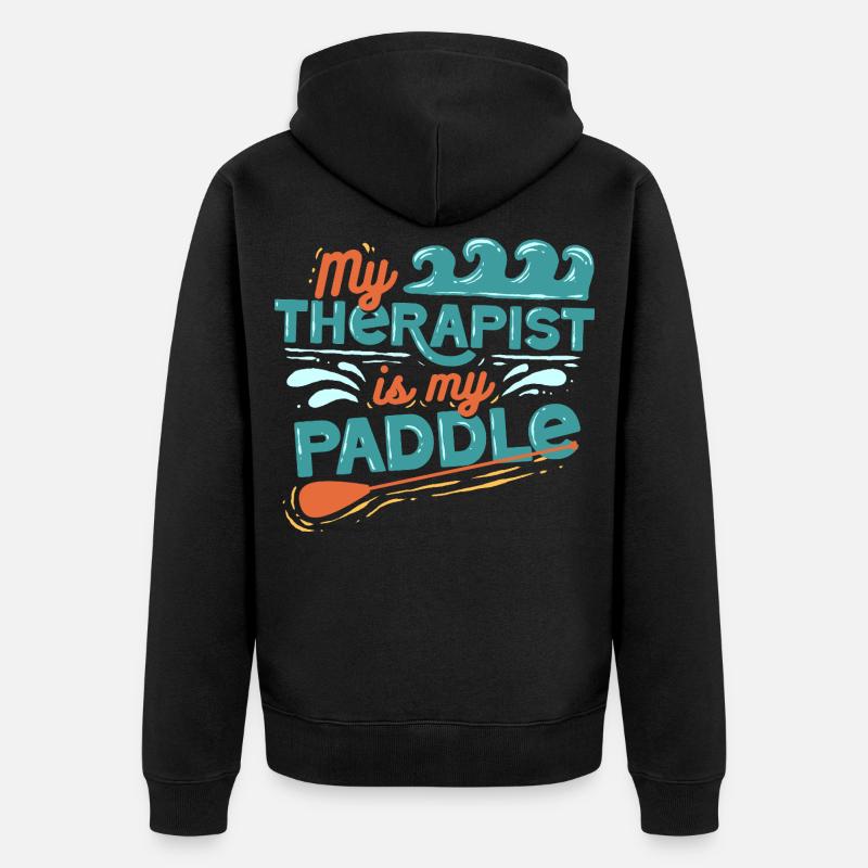 Stand up Paddle - Veste à capuche bio Premium Unisexe - noir