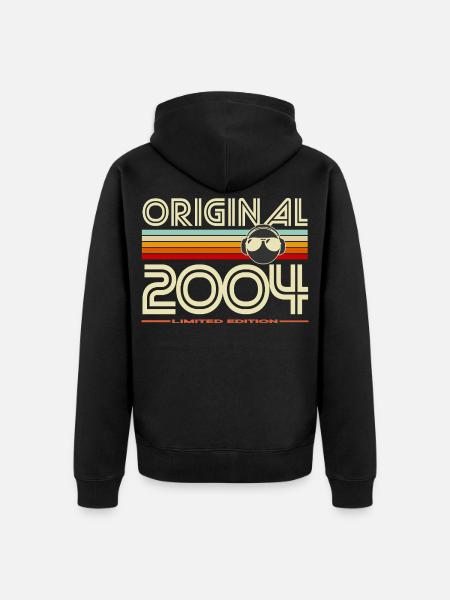 Original 2004 édition limitée - Veste à capuche bio Premium Unisexe - noir