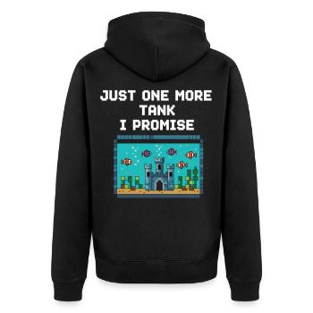 Diction du joueur d’aquarium - Veste à capuche bio Premium Unisexe - noir - Dos - Nico (187cm)