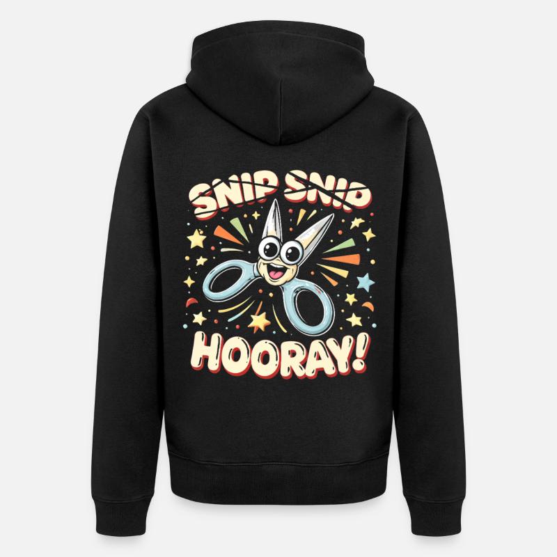 Vasectomie - Veste à capuche bio Premium Unisexe - noir