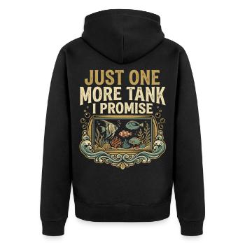 Un aquarium qui dit un humour drôle d’aquarium - Veste à capuche bio Premium Unisexe - noir - Dos - Nico (187cm)