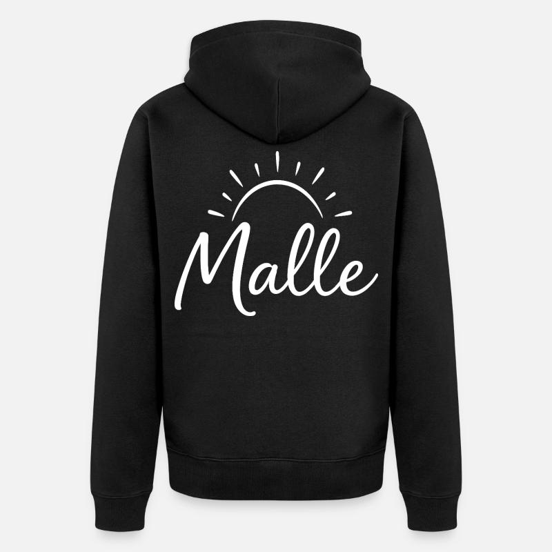 Malle Sun - Veste à capuche bio Premium Unisexe - noir
