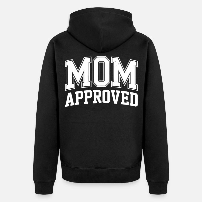 Mama a approuvé un test - Veste à capuche bio Premium Unisexe - noir