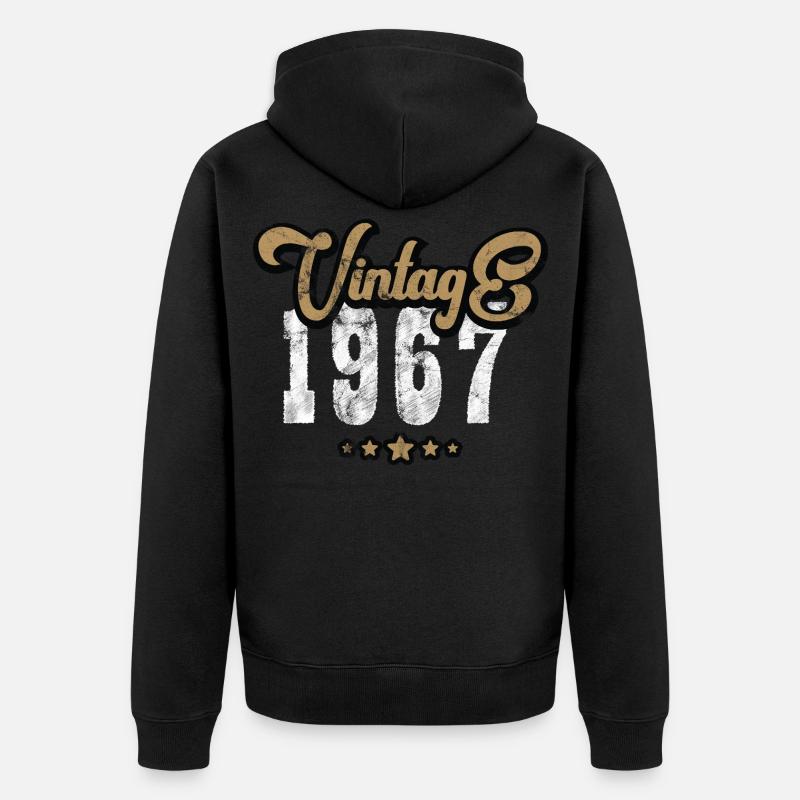 Millésime 1967 - Veste à capuche bio Premium Unisexe - noir