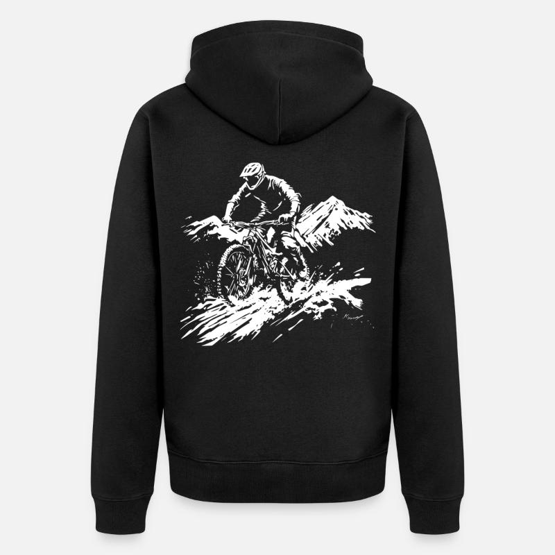 VTT - Veste à capuche bio Premium Unisexe - noir