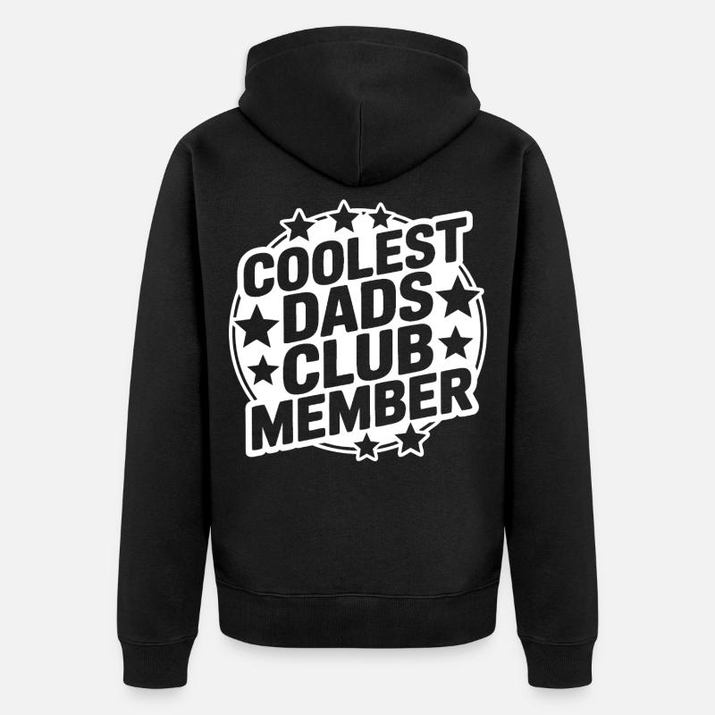 Super Papa Club - Veste à capuche bio Premium Unisexe - noir