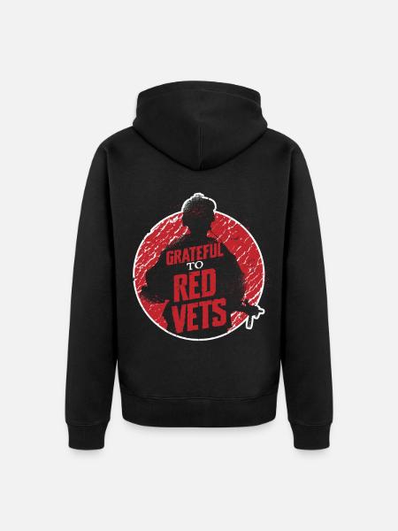 Veterans Day for Republicans - Unisex Premium Organic Zip Hoodie - black