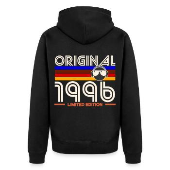 Original 1996 Edition limitée - Veste à capuche bio Premium Unisexe - noir - Dos - Nico (187cm)