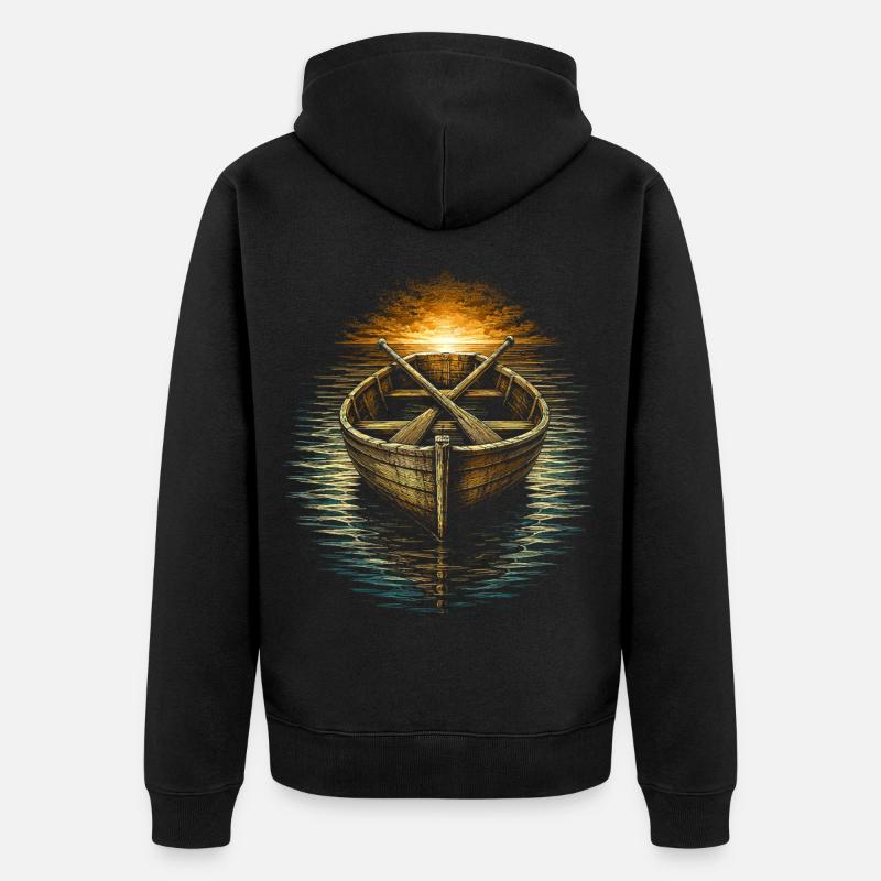 Chapelain, clerc, pasteur Boot - Veste à capuche bio Premium Unisexe - noir