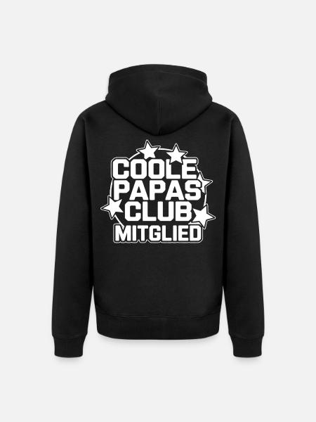 Cool Dad Club Member - Unisex Premium Organic Zip Hoodie - black