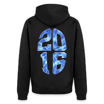 10 ANS 2016 10E ANNIVERSAIRE - Veste à capuche bio Premium Unisexe - noir - Dos - Nico (187cm)