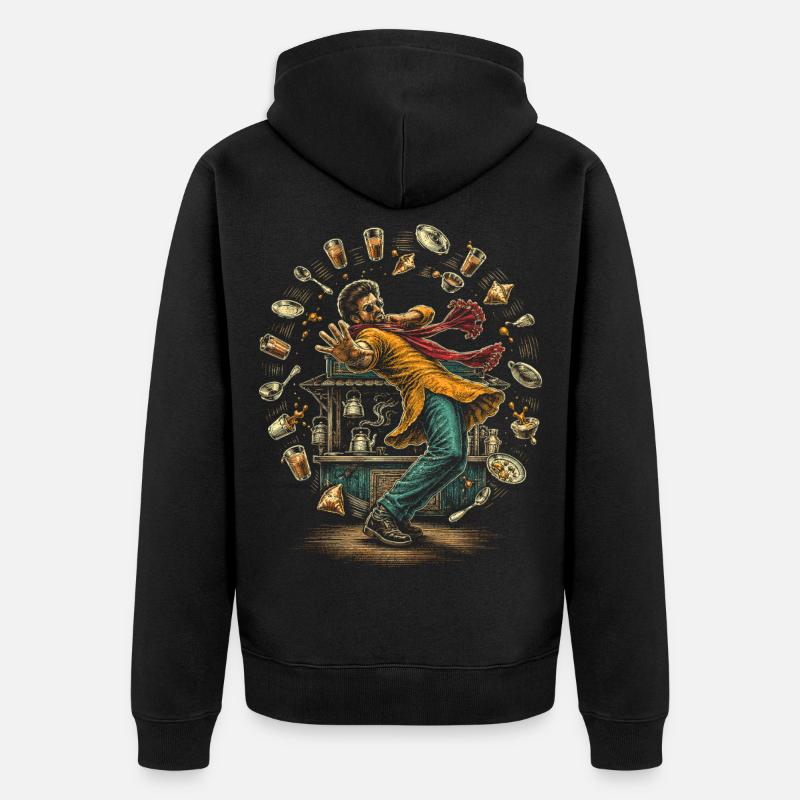 Bollywood - Veste à capuche bio Premium Unisexe - noir