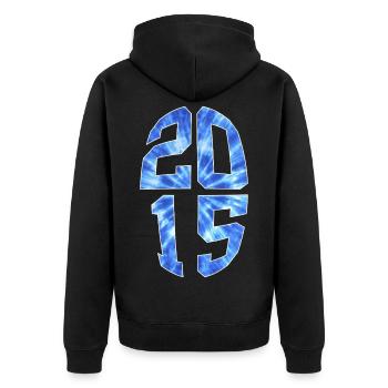11 ANS 2015 11E ANNIVERSAIRE - Veste à capuche bio Premium Unisexe - noir - Dos - Nico (187cm)