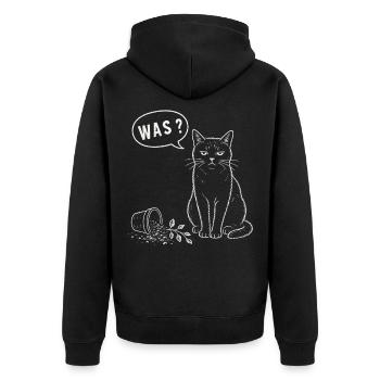 Chat Quel Pot de Fleurs Chemise Humoristique - Veste à capuche bio Premium Unisexe - noir - Dos - Nico (187cm)