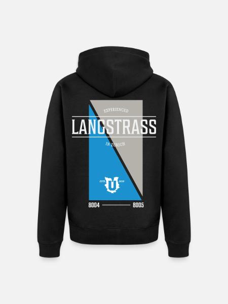 Langstrass Edition - Unisex Premium Organic Zip Hoodie - black