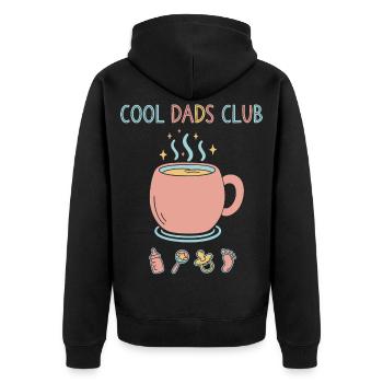 Révélation de sexe Club Papa Baby shower Baby Shower Papa - Veste à capuche bio Premium Unisexe - noir - Dos - Nico (187cm)