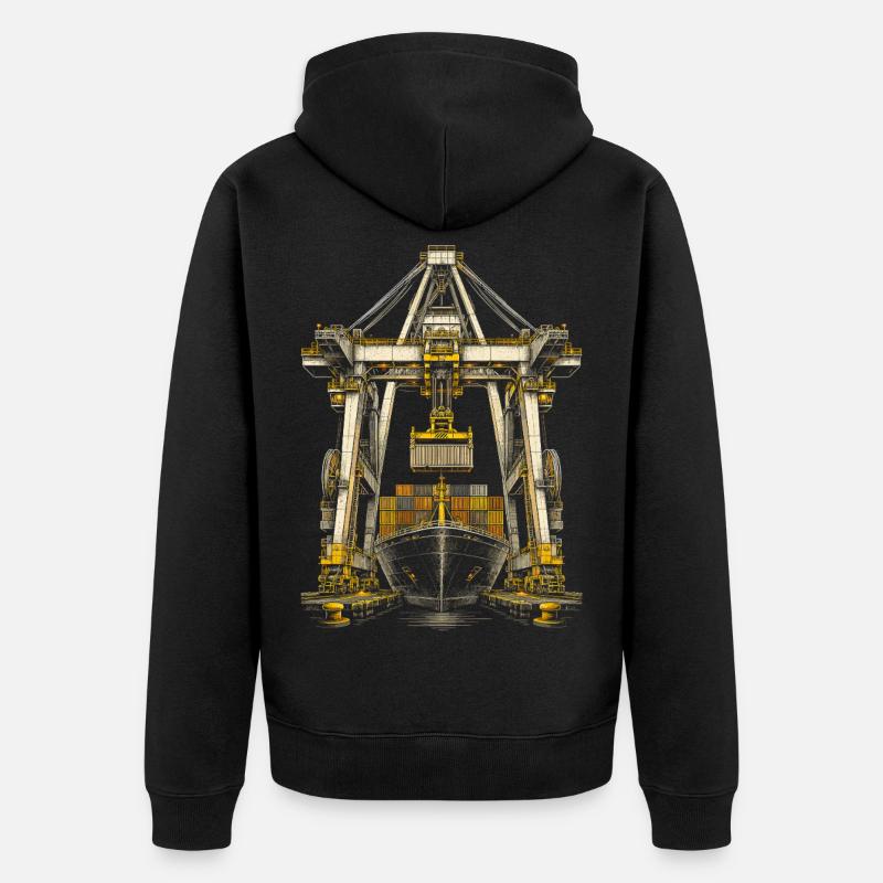 docker - Veste à capuche bio Premium Unisexe - noir