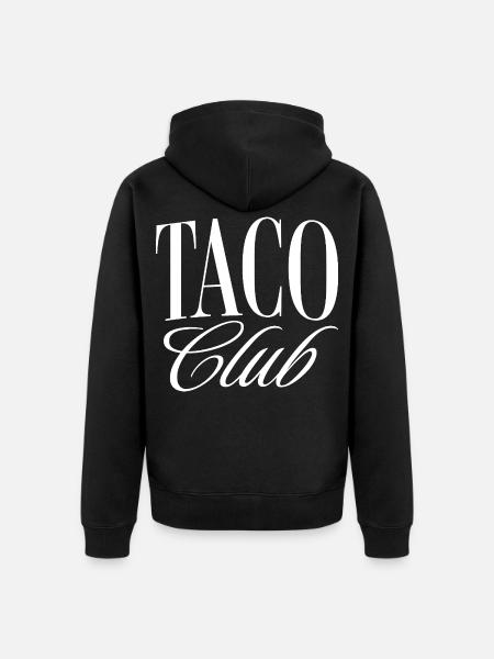 Taco Club - Unisex Premium Organic Zip Hoodie - black
