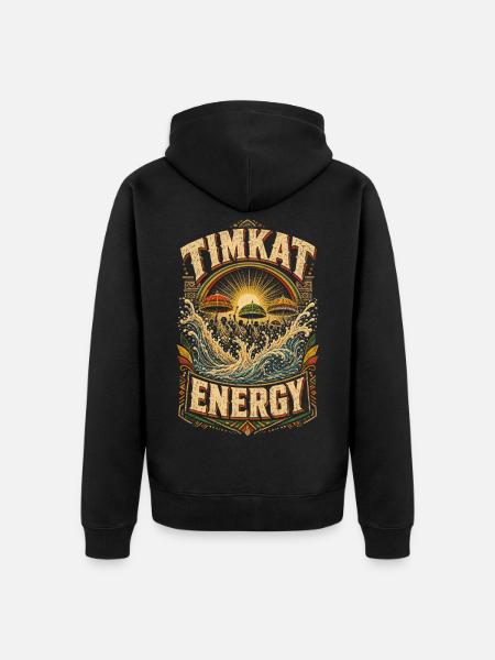 Ethiopia Ethiopian Timkat Energy - Unisex Premium Organic Zip Hoodie - black