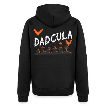 Cimetière gothique de Dadcula - Veste à capuche bio Premium Unisexe - noir - Dos - Nico (187cm)
