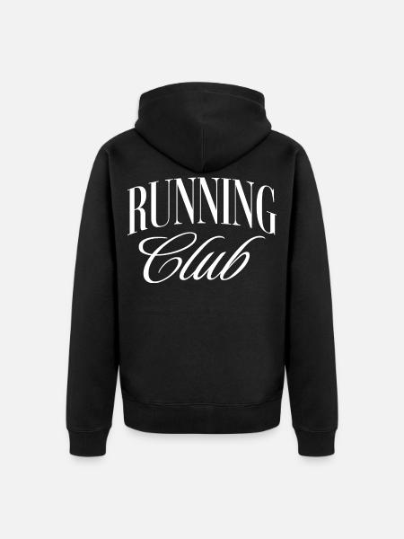 Club de course - Veste à capuche bio Premium Unisexe - noir