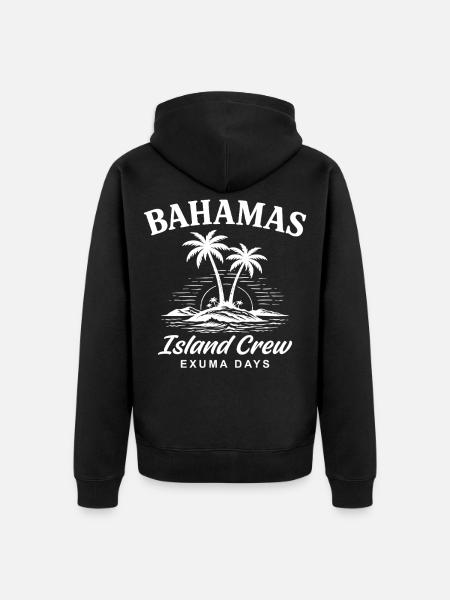 Bahamas Island Crew Exuma Day - Unisex Premium Bio Zip Hoodie - Schwarz