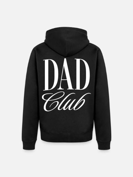 Dad Club - Unisex Premium Bio Zip Hoodie - Schwarz