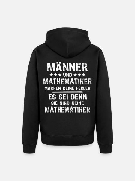 Mathematiker - Unisex Premium Bio Zip Hoodie - Schwarz