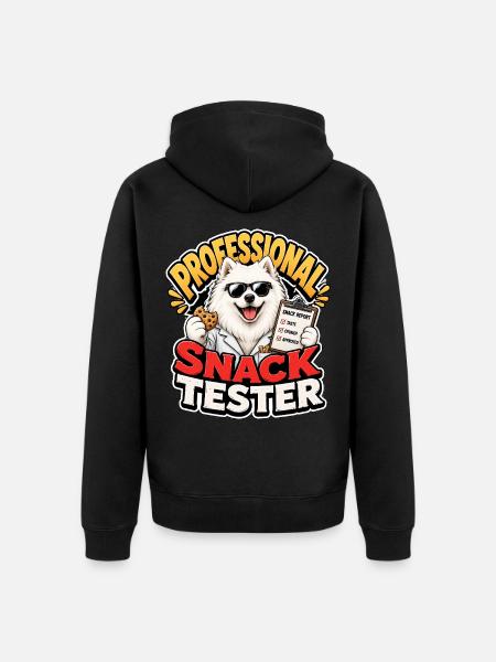 Samojeden - Unisex Premium Bio Zip Hoodie - Schwarz