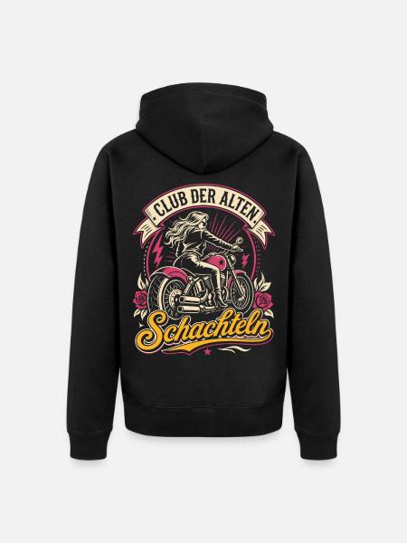 Großmutter Club Geschenk - Unisex Premium Bio Zip Hoodie - Schwarz