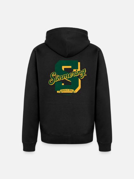 Wien Simmering (11. Bezirk) - Unisex Premium Bio Zip Hoodie - Schwarz
