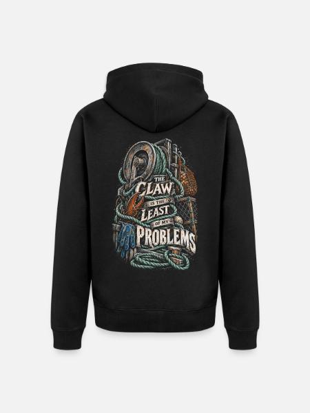 Hummerfänger Hummerfischer - Unisex Premium Bio Zip Hoodie - Schwarz