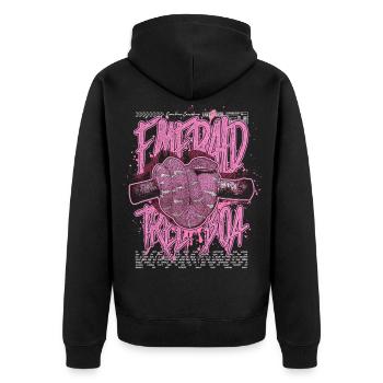Smaragdbaumboa-Schlangenbesitzer und Reptilienhalter - Unisex Premium Bio Zip Hoodie - Schwarz - Hinten - Nico (187cm)