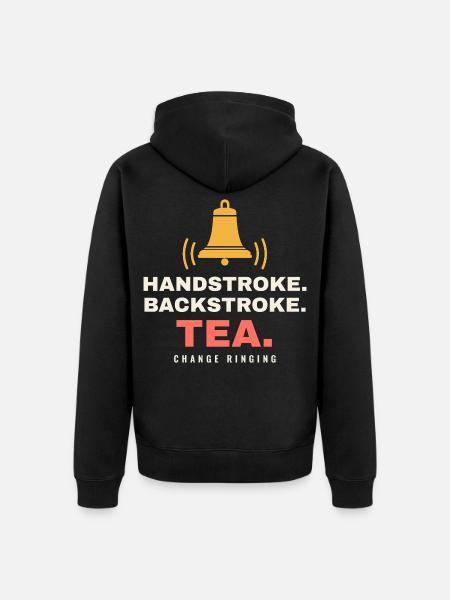 Handschwimmen Rückenschwimmen Tee - Unisex Premium Bio Zip Hoodie - Schwarz