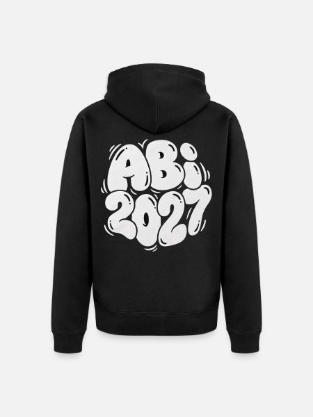 ABI 2027 - Unisex Premium Bio Zip Hoodie - Schwarz