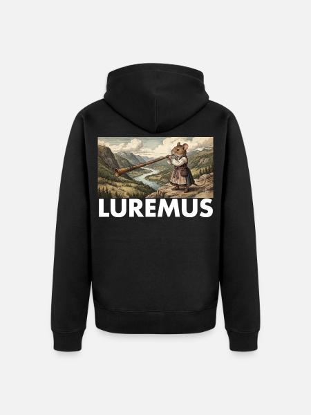 Mausefalle - Unisex Premium Bio Zip Hoodie - Schwarz