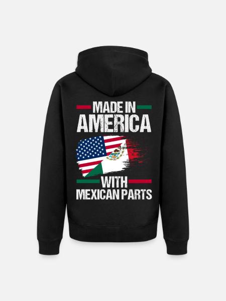 Mexican Mexico - Unisex Premium Bio Zip Hoodie - Schwarz