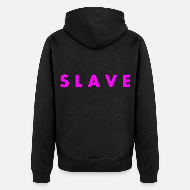 Slave - Veste à capuche bio Premium Unisexe - noir