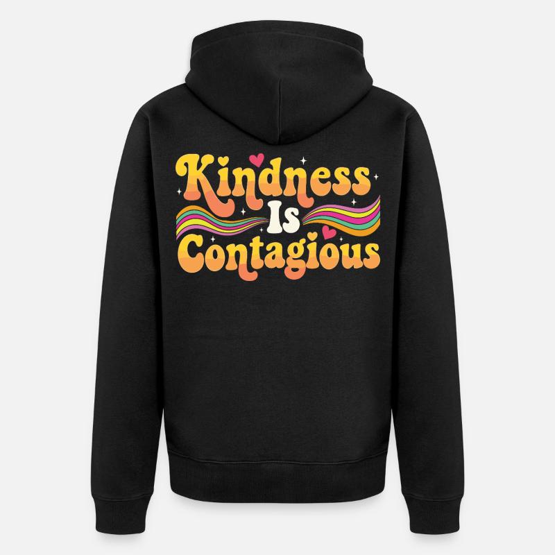 Kindness Emotional Learning Teacher SEL - Veste à capuche bio Premium Unisexe - noir