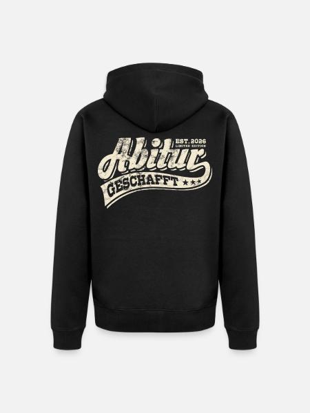 Abi Est 2026 - Abitur - Gift - Unisex Premium Organic Zip Hoodie - black