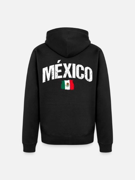 Mexican Mexico - Unisex Premium Bio Zip Hoodie - Schwarz