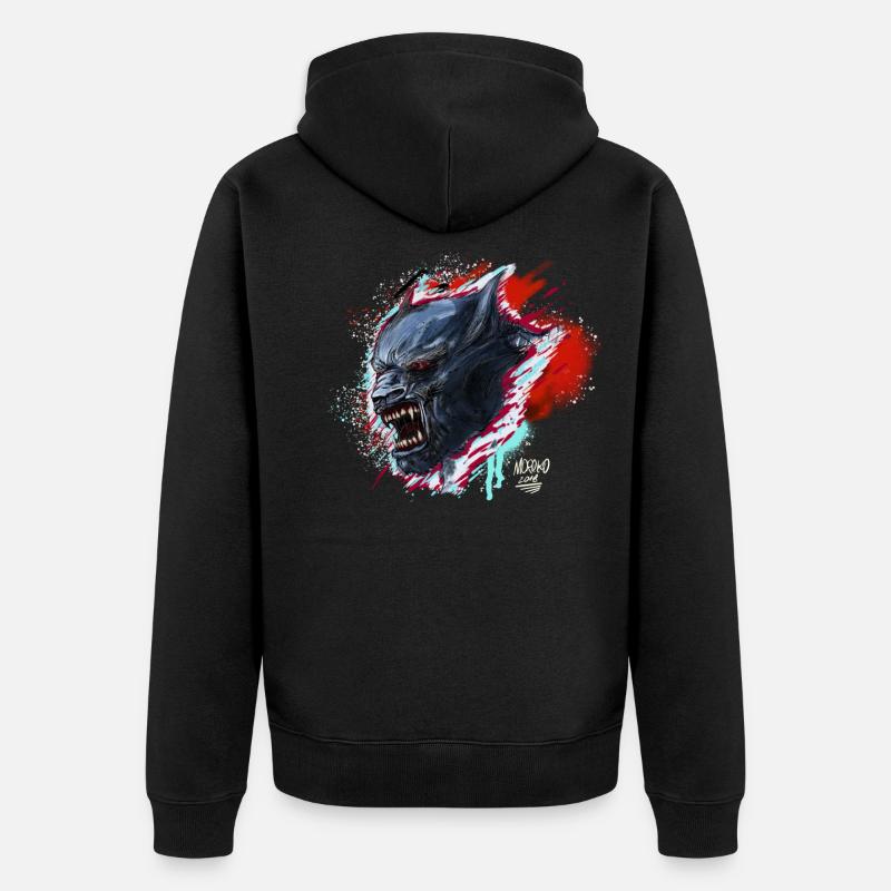 Warewolf - SPLAT - Veste à capuche bio Premium Unisexe - noir