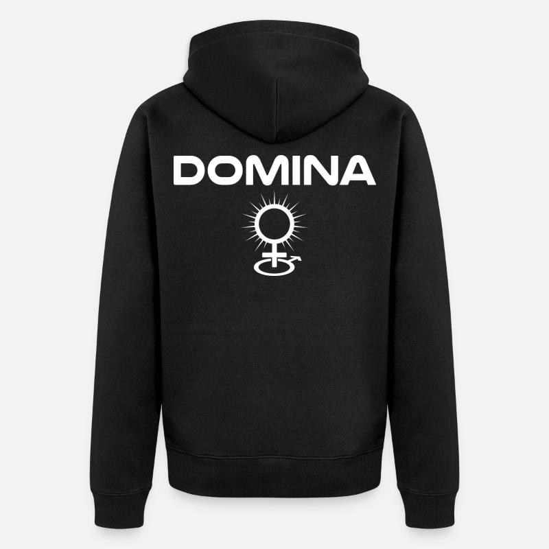 Elskerinde Dominatrix - Premium økologisk unisex-hættejakke - sort