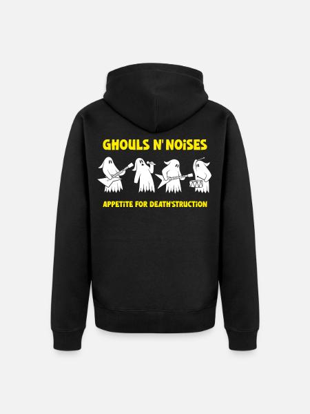 Ghost Rock Band - Unisex Premium Bio Zip Hoodie - Schwarz