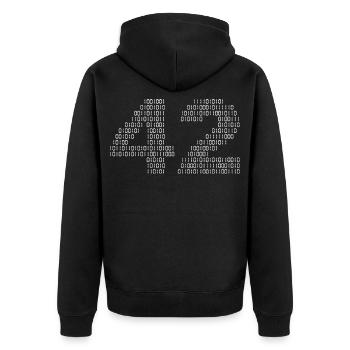 42 - The Hitchhiker's Guide to the Galaxy - Unisex Premium Organic Zip Hoodie - black - Back - Nico (187cm)